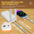 Cordless Lamp Rechargeable Lamp, 6000Mah Battery Operated Lamp, 3 Colors & 10...